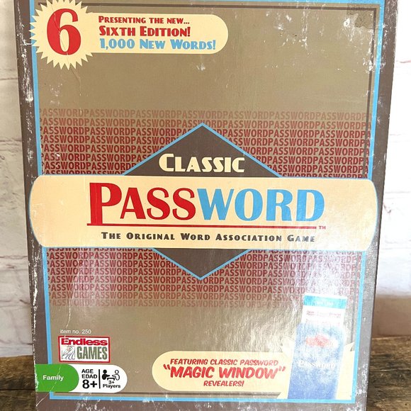 Retro Password Game - 2010 - 6th Edition - Picture 1 of 8
